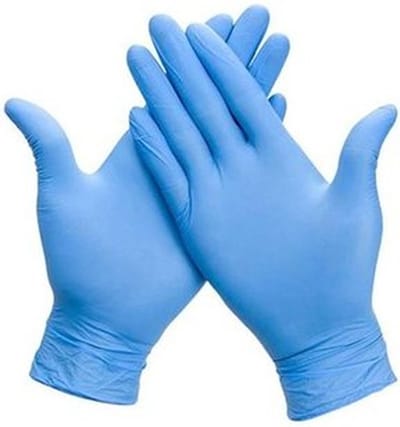 Abena Nitrile medische handschoenen blauw poedervrij - S - 100 Stuks
