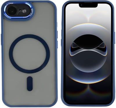 Rixus Classic 04 Case With MagSafe For iPhone 16e Dark Blue