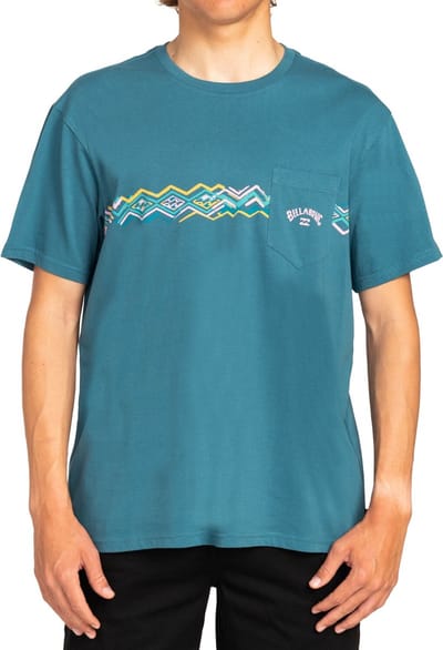 Billabong Spinner Heren T-shirt Ebyzt00116-bll - Kleur Blauw - Maat S