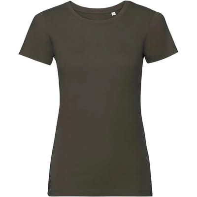 Dames-T-shirt Russell Athletic Pure Organic
