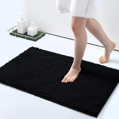 Chenille Zacht Pluche Badmat Super Absorberend Wasbaar Antislip Badkamer Comfortabel Tapijt voor Douche Toilet Deurmat Vloerkleden 40x60CM