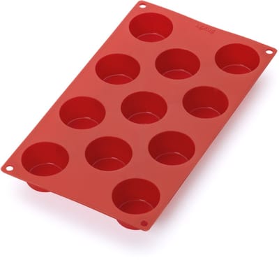Lékué Bakvorm 11 Mini Muffins - Siliconen - Red