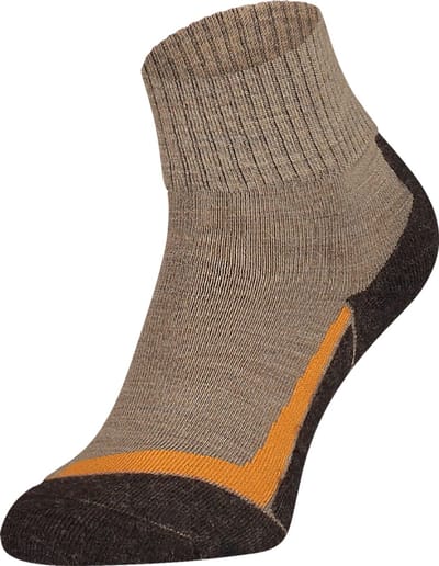 S18 Merino wollen enkel wandelsokken – Beige – 43-45