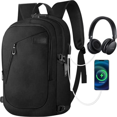 Waterdichte Laptop Rugzak 15,6 inch met USB Oplaadpoort en Anti-Diefstal Vak