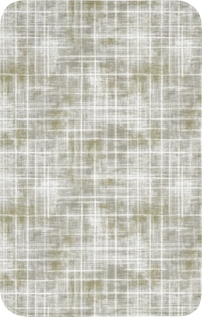 WC mat 50x80 cm - Antislip - Linnen - Patroon - Groen - Toiletmat - Vloermat - Douchemat - Toilet tapijt - Toiletmatten