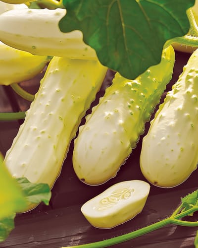 2 sets - Komkommer Zaden White Wonder Cucumis Sativus Eenjarig