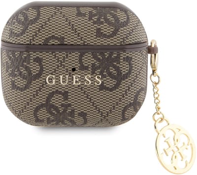 Guess AirPods Case voor AirPods 3 - stijlvol 4G-monogramdesign - Bruin