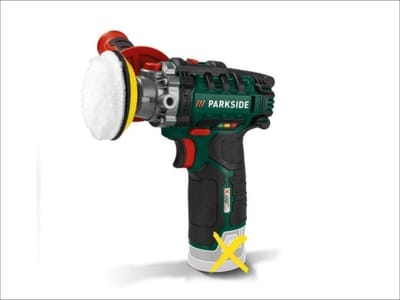 PARKSIDE® Accu retoucheerpolijstmachine 12V - tpm 0-2800/0-8300 - Diameter polijstschijf: 75 mm - Inclusief accessoires - met opbergbox - zonder accu/lader