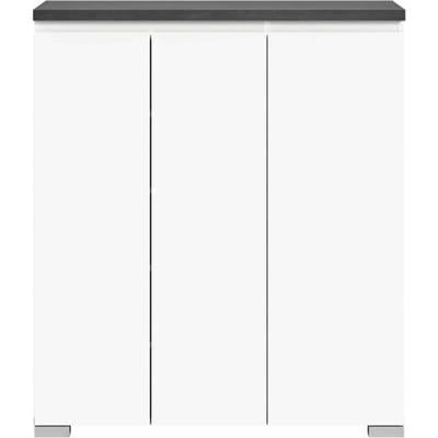 Shoelove schoenenkast wit NB grijs NB - 40x60x109cm
