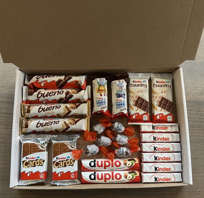 FERRERO KINDER SCHOKOLADE pakket - chocolade cadeau - brievenbus surprise
