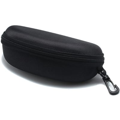 Draagbare Rits Karabijnhaak Zonnebril Beschermer Doos Harde Brillen Etui Reis Pakket Brillen Etui Oogmode Accessoires Met Haak