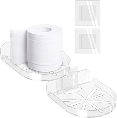 Bewakingscamera Wandhouder - Monitor Plank - Veilige Bevestiging - Geen Boor Nodig - 13 x 12 x 6 cm - Transparant