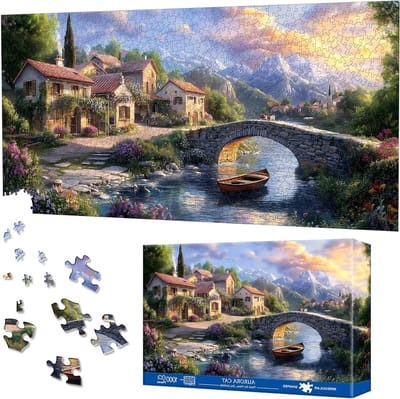 Puzzel 1000 stukjes - Legpuzzel Volwassenen - Ontspannend Tijdverdrijf - Speciale Vorm Stukjes - 41 x 80 cm