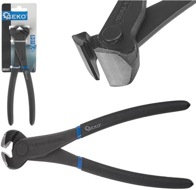 GEKO Frontkniptang - 200 mm - CrV Staal - Antislip Handvat - Precisie en Duurzaamheid