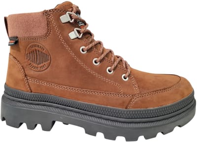 Palladium - TROOPERCUFF WP - Vrije tijd half-hoogHeren veterschoenHeren sneakers - Kleur: Bruin - Maat: 43
