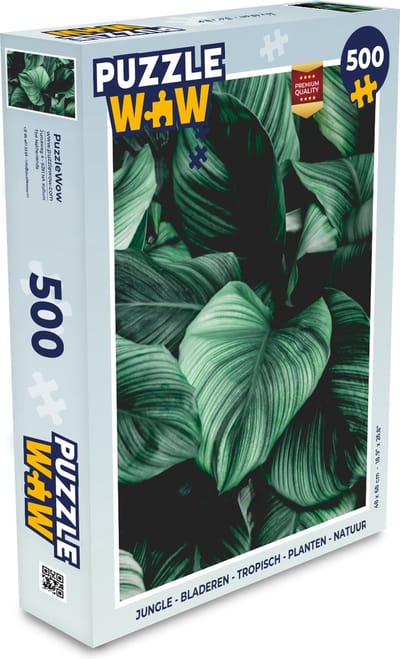 Puzzel Jungle - Bladeren - Tropisch - Planten - Natuur - Legpuzzel - Puzzel 500 stukjes
