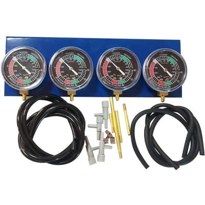 Kit de synchronisation de carburateur à 4 cylindres, jauge à vide, jauges d'équilibrage de synchronisation pour moto multicolore