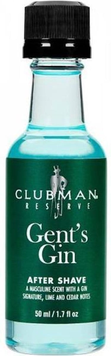 Clubman Pinaud Gents Gin Aftershave Lotion 50 ml - Verrijkt met Red Cedar, Fresh Juniper waardoor de huid verzacht wordt