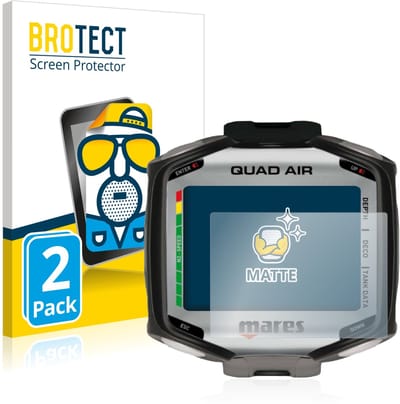 BROTECT - Screenprotector voor Mares Quad Air - Folie Beschermfolie matte 2 Stuks