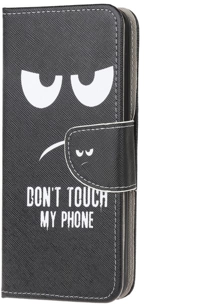 Coverup Hoesje - Geschikt voor Samsung Galaxy A12 Hoesje - Coverup Book Case - Don't Touch