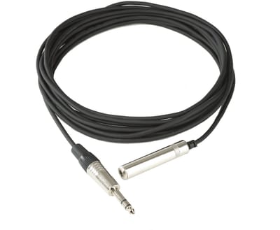 MUSIC STORE koptelefoonverl.jack 6,3/ jack 6,3 6m - Audio kabel