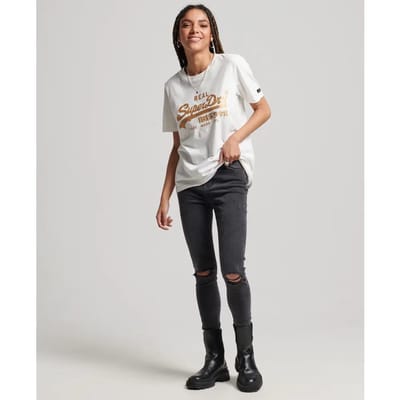 Superdry - Versierd Vintage Logo T-shirt - Dames - T-shirts