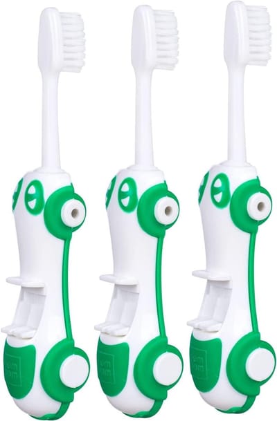 Opvouwbare tandenborstel - Baby peuter borstel - Kleine mond verzorgen - Extra zachte borstels