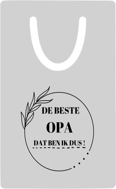 Hacebo® - de beste opa dat ben ik dus metalen boekenlegger - Opa - de beste opa - verjaardag - cadeau - kado - geschenk Bladwijzer boekenleggers - 7.6 cm x 5cm