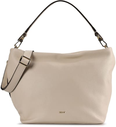 abro Ebony Schoudertas Leder 38 cm - Dames - beige