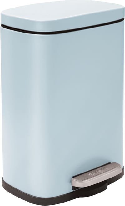 spirella Pedaalemmer 5L - AKIRA - Prullenbak Badkamer - Staal - Blauw
