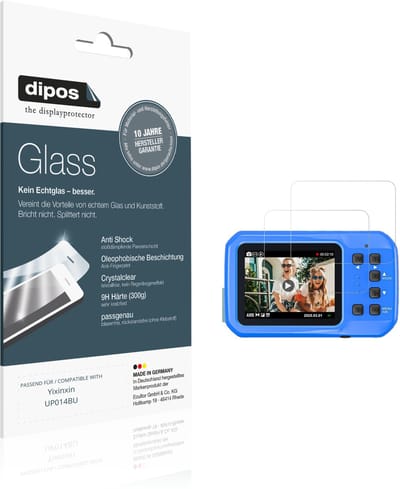 dipos – 2x Pantserfolie geschikt voor Yixinxin UP014BU | 9H Screenprotector