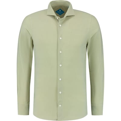 District Indigo Overhemd Performance Print Green (7.21.025.770 - 374)
