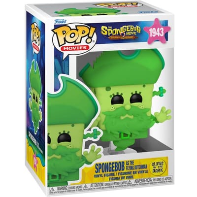 SpongeBob Schwammkopf The SpongeBob Movie - Spongebob as the Flying Dutchman (Glow-in-the-dark) vinylfiguur 1943 Unisex Funko Pop! - Neutraal - Standard
