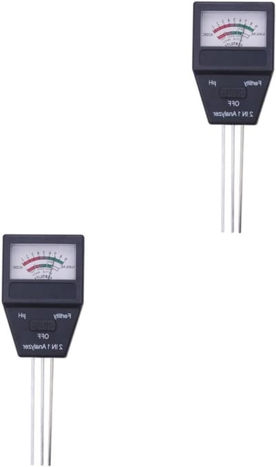 Bodemtester - PH Meter Bodem - Planten Verzorgen - Dubbele Sonde - 2 Stuks - Plastic