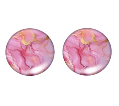 Clip oorbellen -Mosi Jo -roze- 1.8 cm- geen gaatje- Charme Bijoux