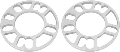Universele 10mm Aluminium Wielspacers - Geschikt voor 4/5 Stud Wielen, Set van 2 Stuks voor Verbeterde Stabiliteit en Prestaties
