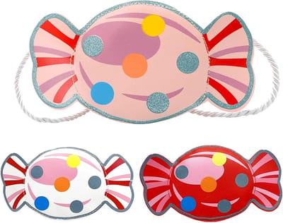 Schattige handtassen voor meisjes - Set van 3 kleine schoudertassen in roze, wit en rood, ideaal voor kinderen en tieners, 13 x 12 cm