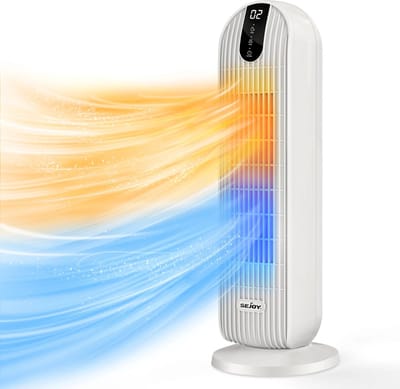 RM Store® - Elektrische Kachel - Elekstrische Home Heater - Woonkamer kachel - 2000 Watt - 3 Standen - Automatische Swing - EU Stekker - Wit