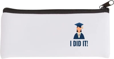 Akyol - i did it! Etui - Geslaagd - iemand die is geslaagd - gelukt - gefeliciteerd - examen - school - diploma gehaald - cadeau - kado - geschenk - gift - 20 bij 9 cm