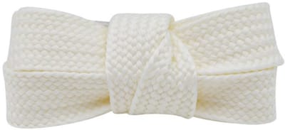 Dailygoods- Veters Premium - 2 Paar - 20 mm Breed - Veters 120 cm - Veters Sneakers - Veters Zwart/Wit - Scheurvast Materiaal - Schoenveters