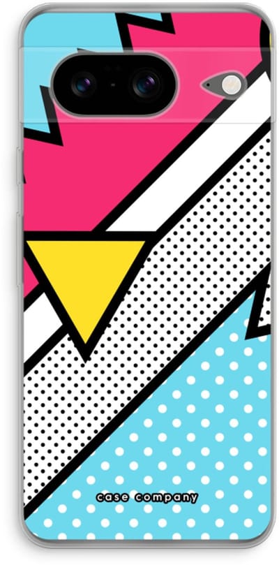 Case Company® - Hoesje geschikt voor Google Pixel 8 hoesje - Pop Art #3 - Soft Cover Telefoonhoesje - Bescherming aan alle Kanten en Schermrand