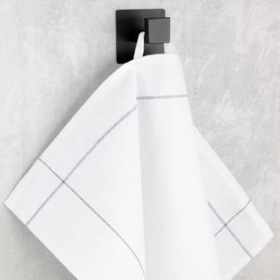 Set van 5 theedoeken 45x65 cm in katoen en linnen combinatie