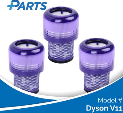 Dyson V11 Filters (3 Stuks, Plus.Parts® alternatief voor 970013-02)
