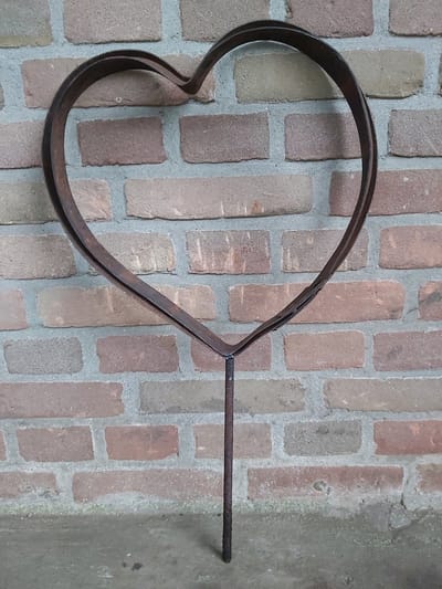 Duigen band ''HART'' on Stick (Small) / Valentijnsdag / Moederdag / Cadeau / Sinterklaas / Kerst
