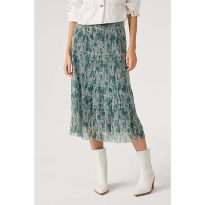 BA&SH Jupe Voly Vert Maat: 42 | Midi Rokken Outlet | Dames | Groen