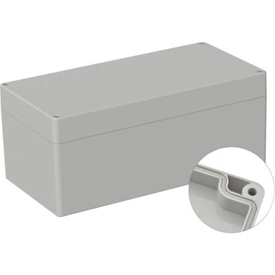 TRU COMPONENTS TC-9065556 Outdoorbehuizing 240.5 x 120 x 100.5 Polycarbonaat Grijs-wit (RAL 7035) 1 stuk(s)