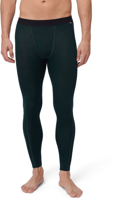 DANISH ENDURANCE Thermo Leggings - Heren - Merino Wol - Thermobroek - Donkergroen - Maat XL