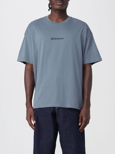 Relaxed Fit Short Sleeve Tee Casual Solid Everyday Wear - Blue