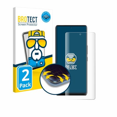 BROTECT - Screenprotector voor Volla Phone Quintus - Folie Beschermfolie transparant volledig dekking - 2 Stuks