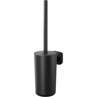Tiger Carv - WC borstel met houder - Toiletborstel - Wandmontage - Zonder boren - Zwart